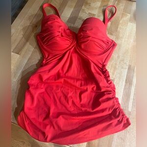 Victoria's Secret Red Swim Dress